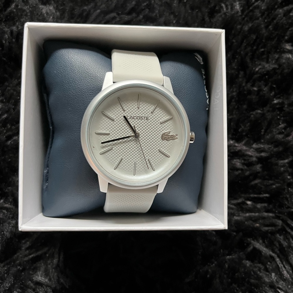 Lacoste Women's Cream Watch with Silver Accents